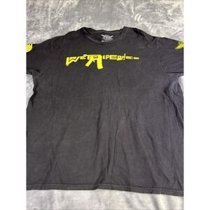 We‎ the People Holsters T Shirt Men's 2XL Black Tactical Guns Yellow Print